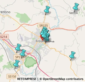 Mappa Via Francesco Veccia, 03100 Frosinone FR, Italia (3.28769)