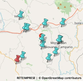 Mappa Via Fossamare, 03022 Boville Ernica FR, Italia (3.92)