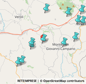 Mappa Via Fossamare, 03022 Boville Ernica FR, Italia (6.01786)