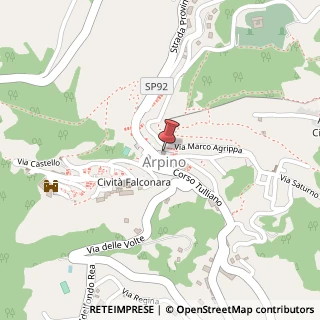 Mappa Piazza Municipio, 4, 03033 Arpino, Frosinone (Lazio)