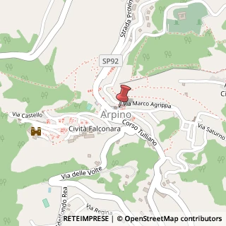 Mappa Piazza Municipio, 10, 03033 Arpino, Frosinone (Lazio)