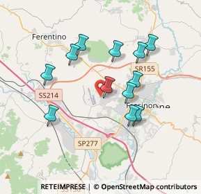 Mappa Via Giovanni Agusta, 03100 Frosinone FR, Italia (3.445)