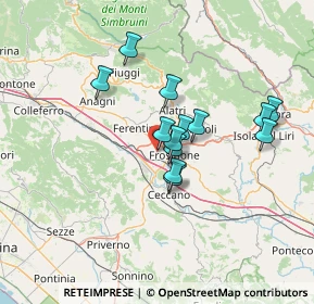 Mappa Via Giovanni Agusta, 03100 Frosinone FR, Italia (11.40615)