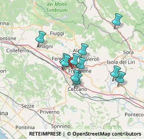 Mappa Via Giovanni Agusta, 03100 Frosinone FR, Italia (11.09091)