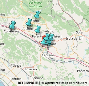 Mappa Via Giovanni Agusta, 03100 Frosinone FR, Italia (11.62455)