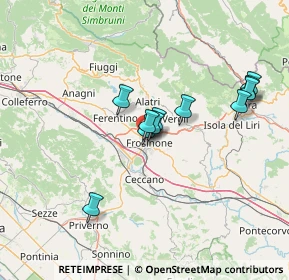 Mappa Via Baden Powell, 03100 Frosinone FR, Italia (12.47)