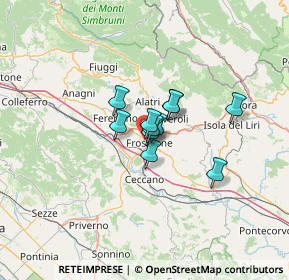 Mappa Via Baden Powell, 03100 Frosinone FR, Italia (7.28)