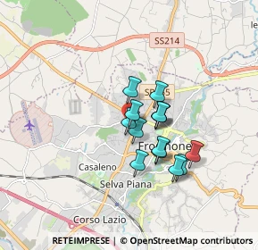 Mappa Via Baden Powell, 03100 Frosinone FR, Italia (1.22857)