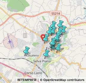 Mappa Via Baden Powell, 03100 Frosinone FR, Italia (1.322)