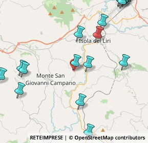 Mappa Via Sione, 03025 Monte San Giovanni Campano FR, Italia (6.6085)