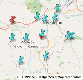 Mappa Via Sione, 03025 Monte San Giovanni Campano FR, Italia (4.635)