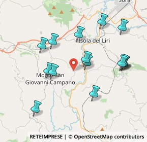 Mappa Via Sione, 03025 Monte San Giovanni Campano FR, Italia (4.25267)