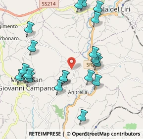 Mappa Via Sione, 03025 Monte San Giovanni Campano FR, Italia (2.347)