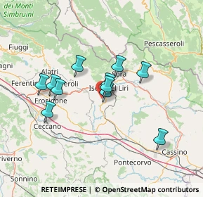 Mappa Via Sione, 03025 Monte San Giovanni Campano FR, Italia (12.12182)