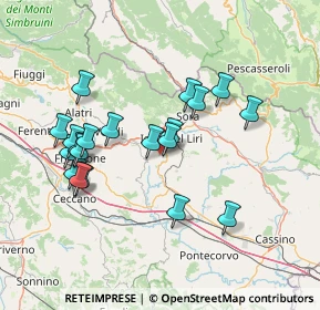 Mappa Via Sione, 03025 Monte San Giovanni Campano FR, Italia (14.894)