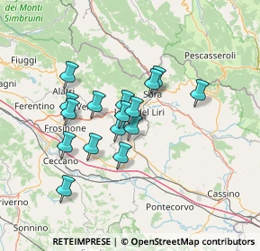 Mappa Via Sione, 03025 Monte San Giovanni Campano FR, Italia (11.62)