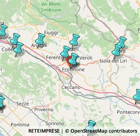 Mappa Viale Bruxelles, 03100 Frosinone FR, Italia (27.3475)