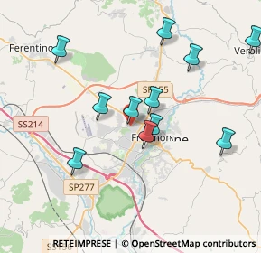 Mappa Viale Bruxelles, 03100 Frosinone FR, Italia (4.31833)