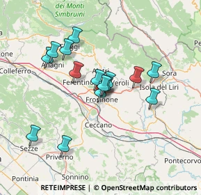 Mappa Via Cicerone Marco Tullio, 03100 Frosinone FR, Italia (12.66333)