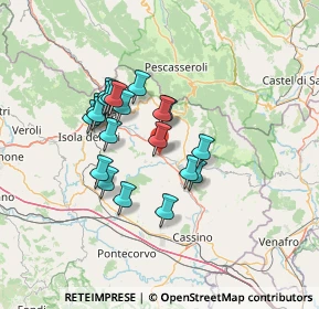 Mappa SS 509 - Via Valloni, 03034 Casalvieri FR (11.66)
