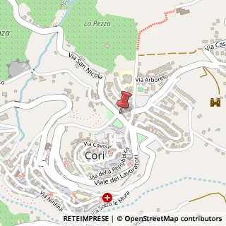 Mappa Via San Nicola, 18, 04010 Cori, Latina (Lazio)