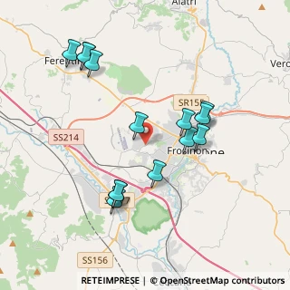 Mappa Via Sodine, 03100 Frosinone FR, Italia (4.08857)