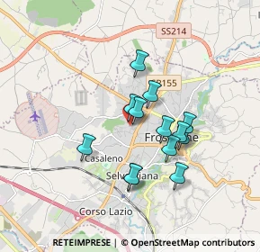 Mappa Viale Madrid, 03100 Frosinone FR, Italia (1.45769)