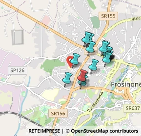 Mappa Viale Madrid, 03100 Frosinone FR, Italia (0.8065)