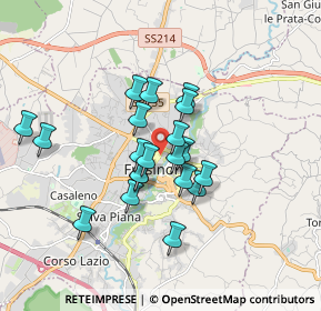 Mappa Via San Giuseppe, 03100 Frosinone FR, Italia (1.458)