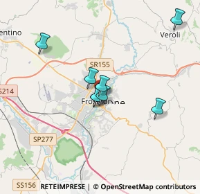 Mappa Via San Giuseppe, 03100 Frosinone FR, Italia (4.89917)