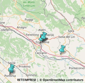 Mappa Via San Giuseppe, 03100 Frosinone FR, Italia (33.84385)