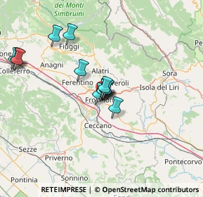 Mappa Via San Giuseppe, 03100 Frosinone FR, Italia (12.11)