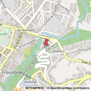 Mappa Viale roma 70, 03100 Frosinone, Frosinone (Lazio)