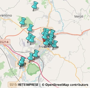 Mappa Piazza Federico Fellini, 03100 Frosinone FR, Italia (3.024)