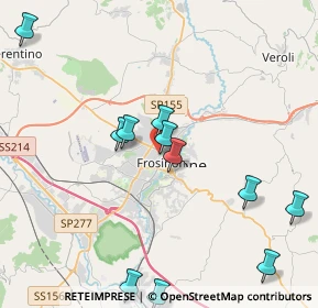 Mappa Piazza Federico Fellini, 03100 Frosinone FR, Italia (5.17333)