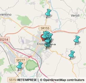 Mappa Piazza Federico Fellini, 03100 Frosinone FR, Italia (2.80636)