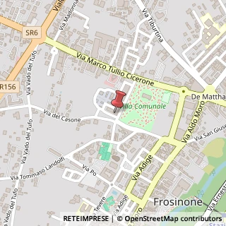 Mappa Via Aldo Moro, 9, 03100 Frosinone, Frosinone (Lazio)