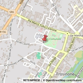 Mappa Via mastroianni marcello 31, 03100 Frosinone, Frosinone (Lazio)