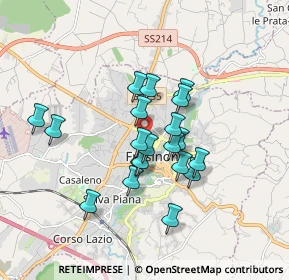 Mappa Piazza Federico Fellini, 03100 Frosinone FR, Italia (1.48)