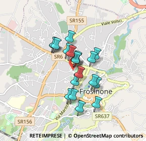 Mappa Piazza Federico Fellini, 03100 Frosinone FR, Italia (0.63842)