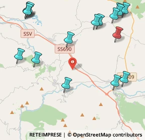 Mappa Via Vitti, 03034 Casalvieri FR, Italia (6.21176)