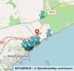 Mappa Centro Commerciale Gargano E.Leclerc-C.Da Pace Loc.Macchia Zi, 71037 Monte Sant'Angelo FG, Italia (1.742)