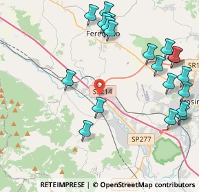 Mappa SP Asi, 03013 Ferentino FR, Italia (5.4105)