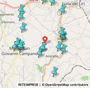 Mappa Via Colle Franceschino-Tre Ponti, 03025 Monte San Giovanni Campano FR, Italia (2.3045)