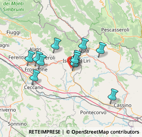 Mappa Via Colle Franceschino-Tre Ponti, 03025 Monte San Giovanni Campano FR, Italia (12.13)