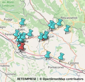 Mappa Via Colle Franceschino-Tre Ponti, 03025 Monte San Giovanni Campano FR, Italia (14.809)