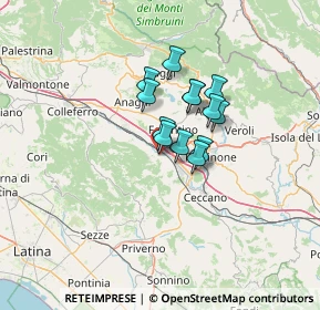 Mappa Via dell'Icone, 03017 Morolo FR, Italia (8.72385)