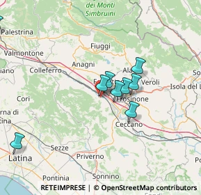Mappa Via dell'Icone, 03017 Morolo FR, Italia (24.49)