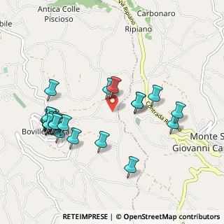 Mappa Via Foreste, 03022 Boville Ernica FR, Italia (1.16667)