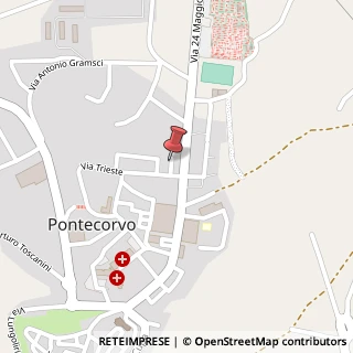 Mappa Via Trieste, 03037 Pontecorvo, Frosinone (Lazio)